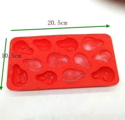 شبح شكل سيليكون آيس كيوب قوالب هالوين التصميم FDA المعتمدة