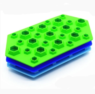 Jumbo Small Ice Cube Trays، Fun Ice Cube Trays 27 تجويف سعة كبيرة