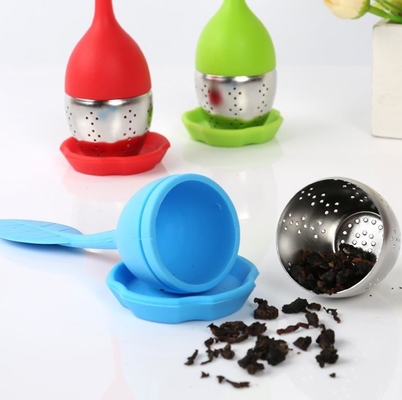 BAP التحلل من الشاي مجانا لطيف سيليكون infuser أوراق الشاي شكل سيليكون FDA