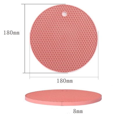 متعة 8MM سميكة أدوات المطبخ سيليكون حصيرة الآمن الملحقات لطاولة الطعام