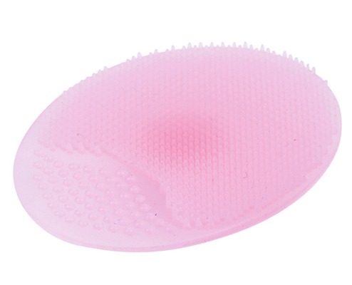 FDA Super Soft Oval Silicone Facial Cleaning Brush for Body and Face