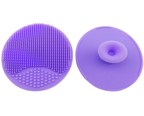 FDA Super Soft Oval Silicone Facial Cleaning Brush for Body and Face